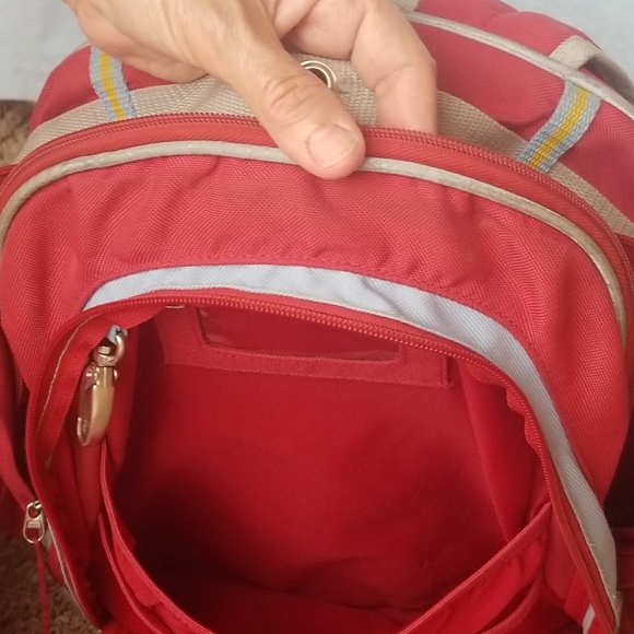 Red pottery barn kids backpack - Picture 3 of 8